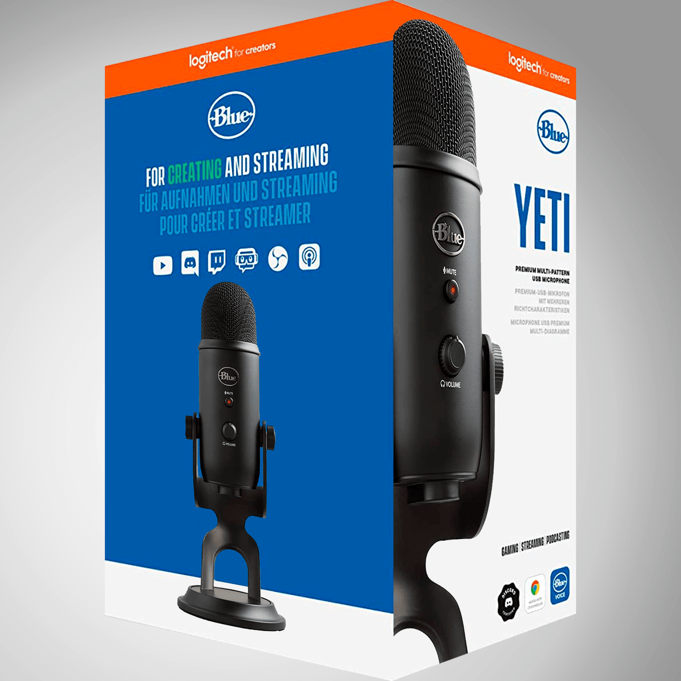 Micrófono Profesional Blue Yeti USB Plug and Play - Achorao