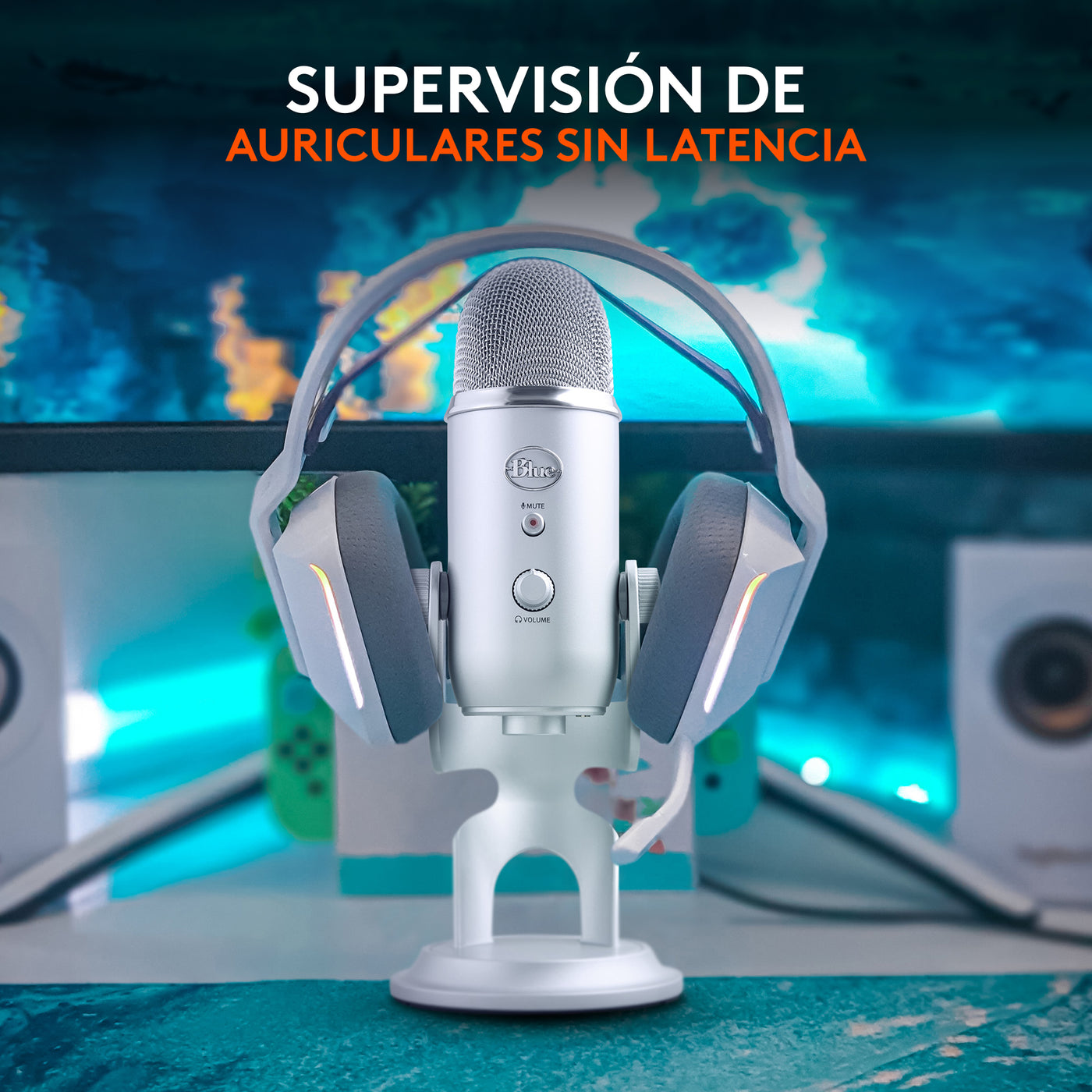 Micrófono Profesional Blue Yeti USB Plug and Play - Achorao