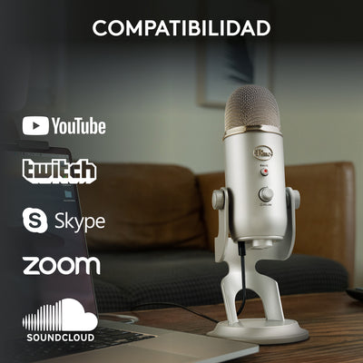Micrófono Profesional Blue Yeti USB Plug and Play - Achorao