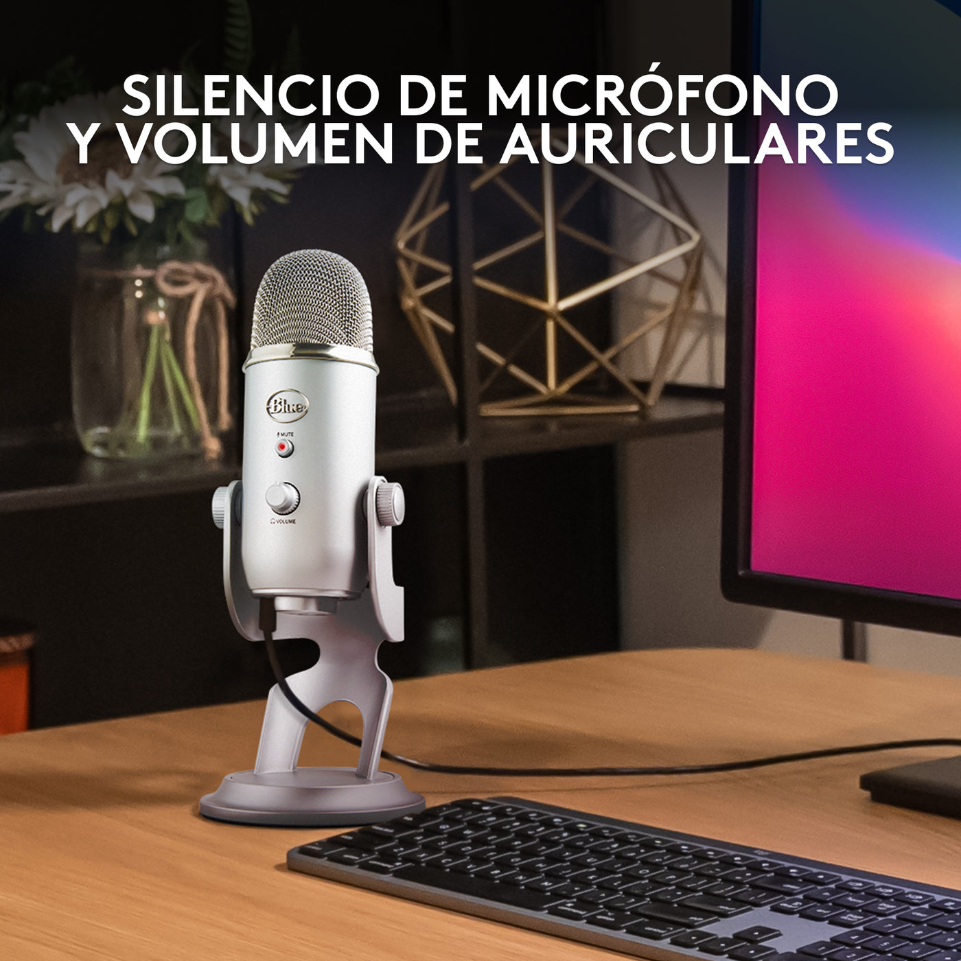Micrófono Profesional Blue Yeti USB Plug and Play - Achorao
