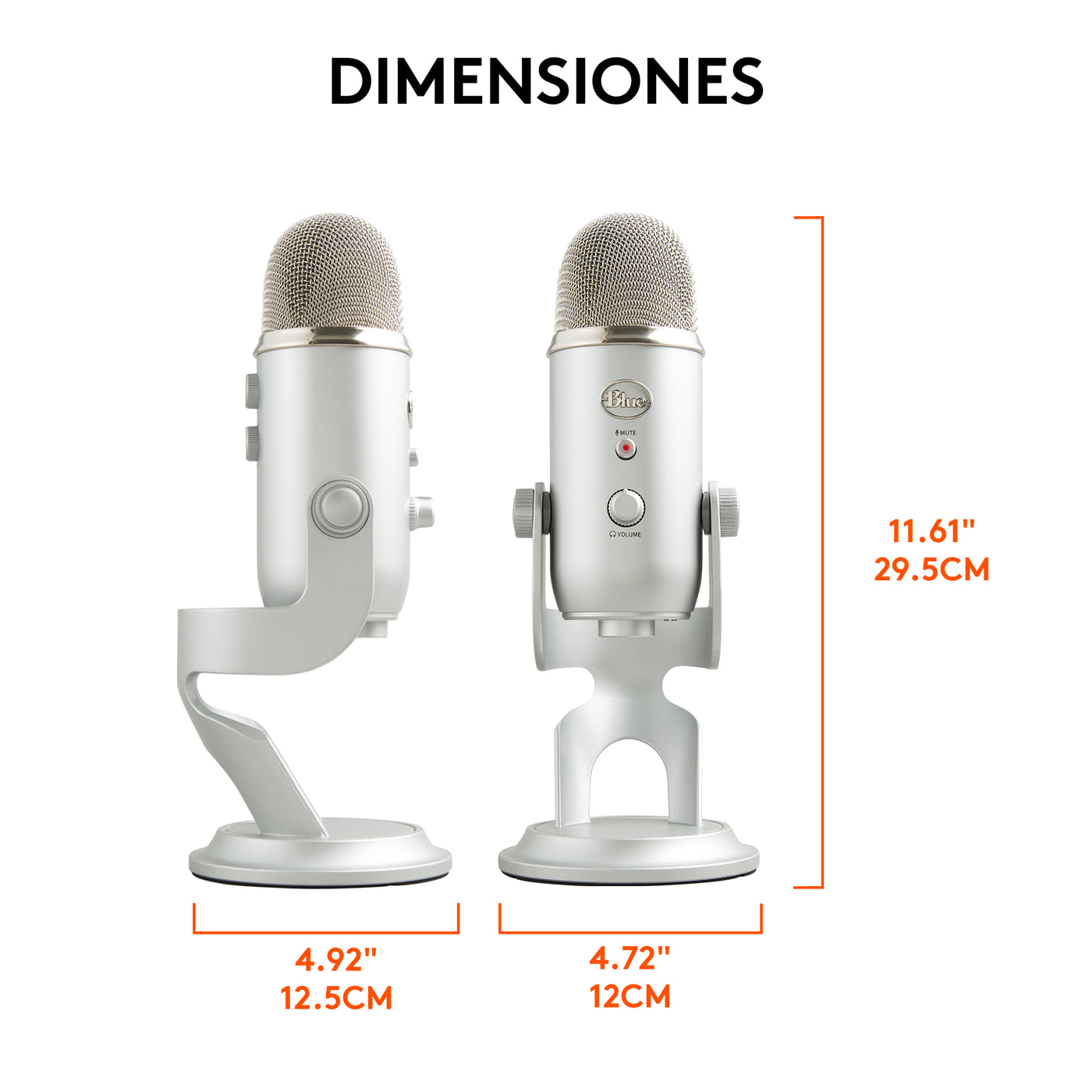 Micrófono Profesional Blue Yeti USB Plug and Play - Achorao