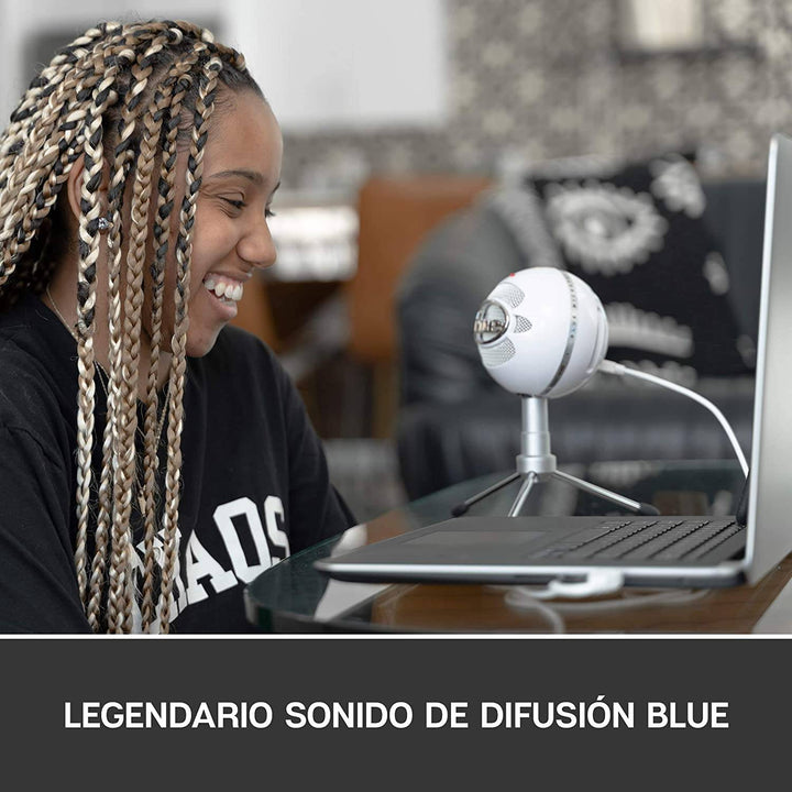 Micrófono Blue Snowball Ice Cardioide USB Plug and Play Black - Achorao