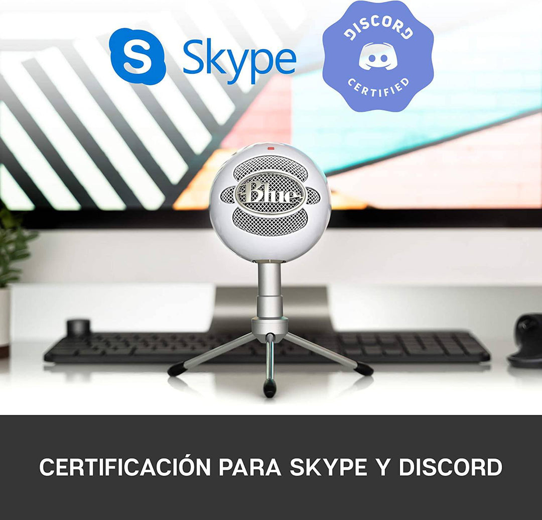 Micrófono Blue Snowball Ice Cardioide USB Plug and Play Black - Achorao