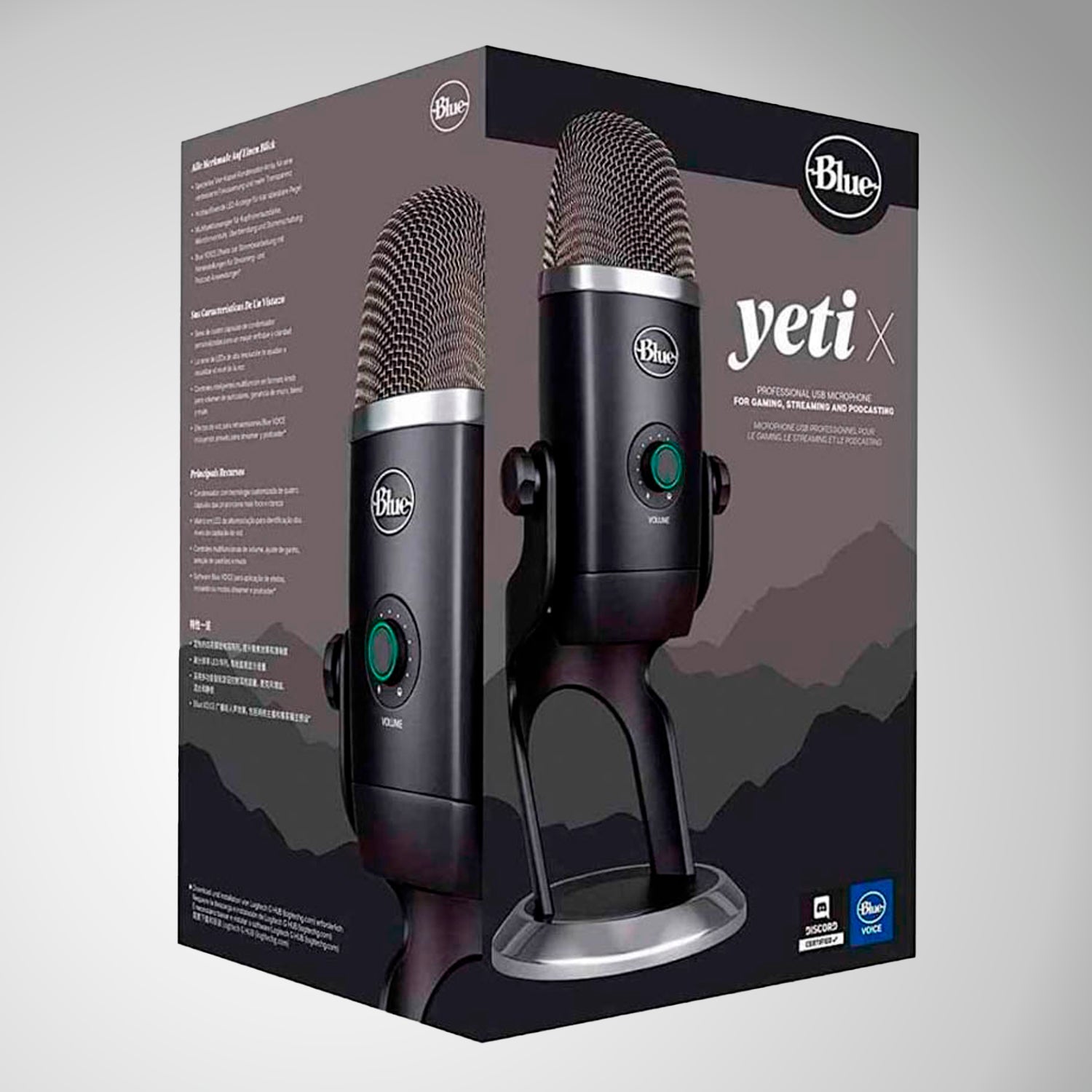 Micrófono Blue Yeti X USB Plug and Play / 4 patrones polares | Achorao