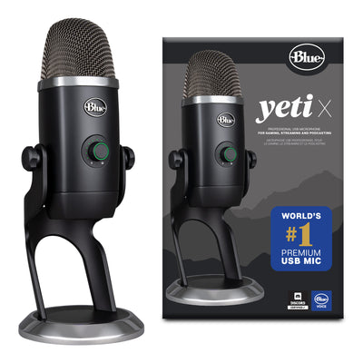 Micrófono Blue Yeti X USB Plug and Play / 4 patrones polares - Achorao