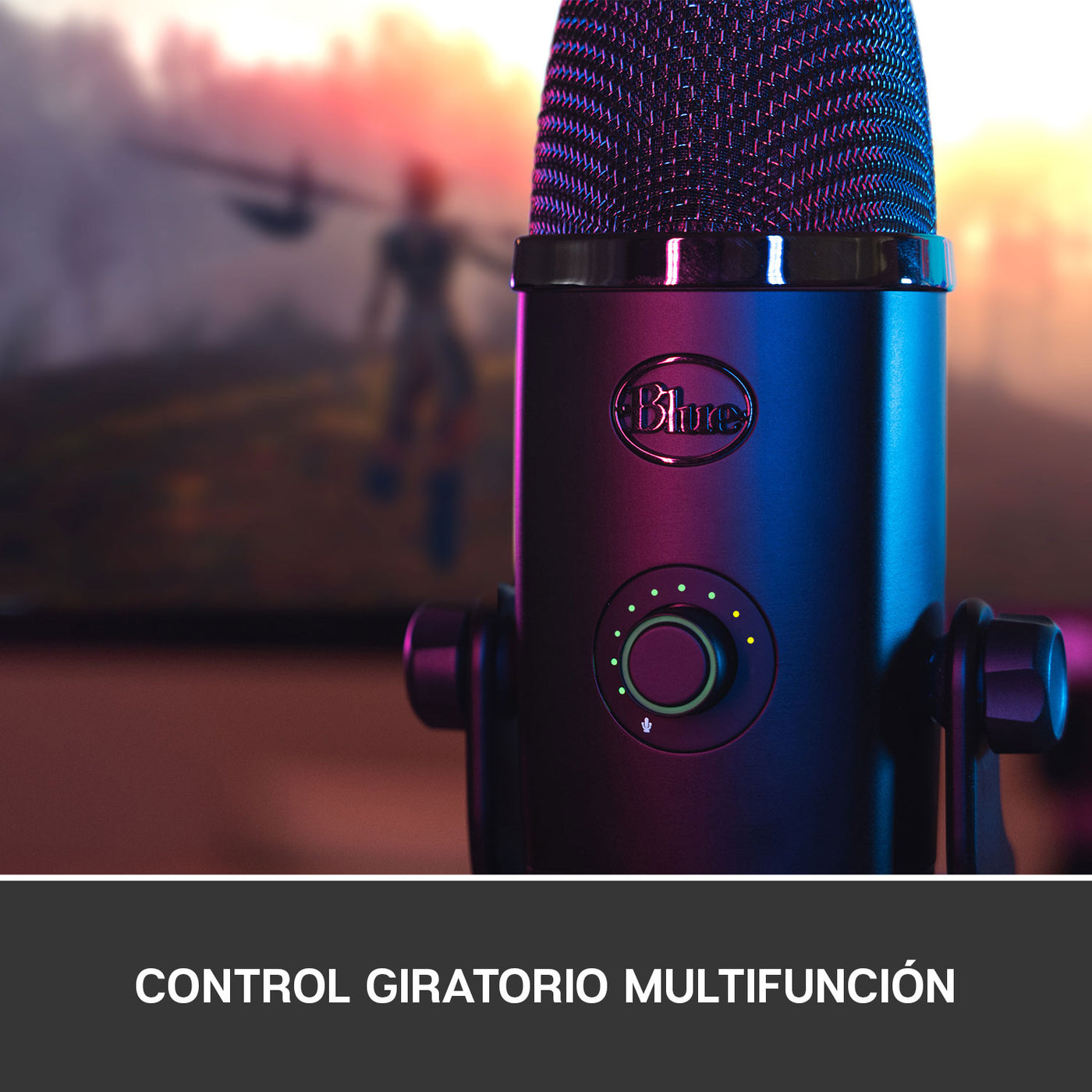 Micrófono Blue Yeti X USB Plug and Play / 4 patrones polares - Achorao