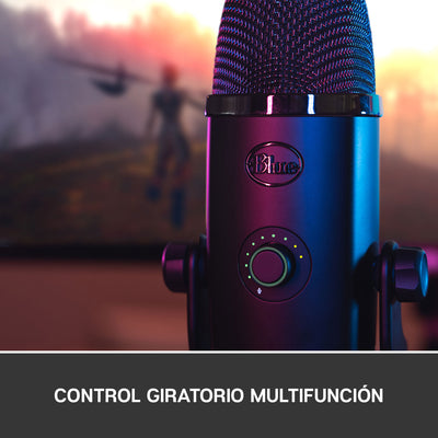Micrófono Blue Yeti X USB Plug and Play / 4 patrones polares - Achorao