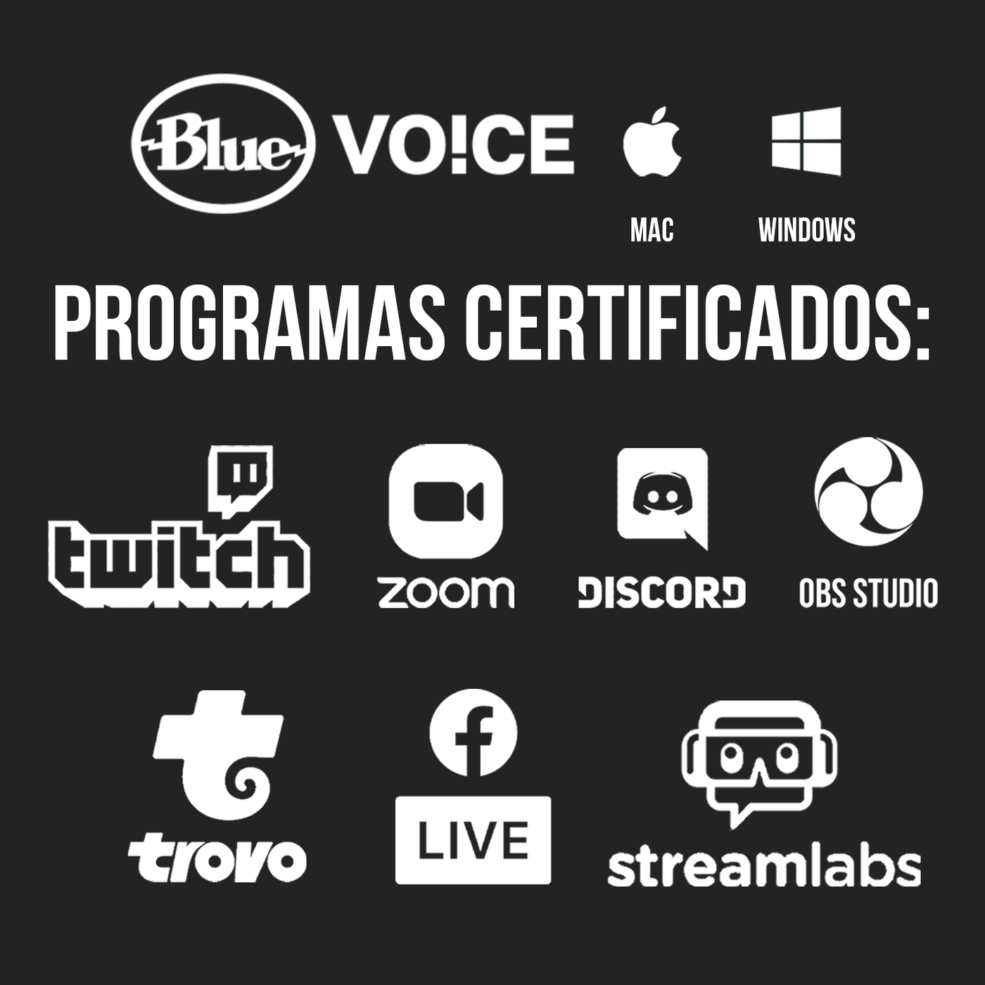 Micrófono Blue Snowball Ice Cardioide USB Plug and Play Black - Achorao