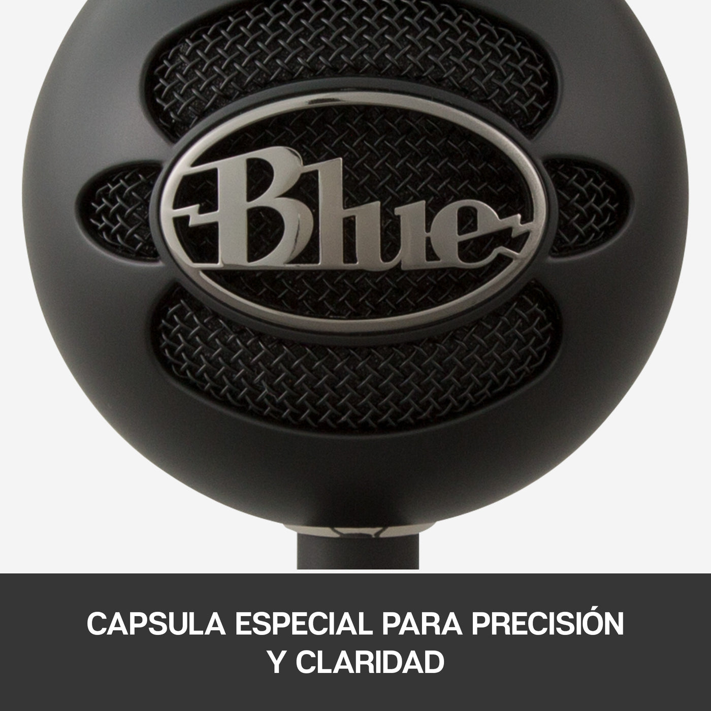 Micrófono Blue Snowball Ice Cardioide USB Plug and Play Black - Achorao
