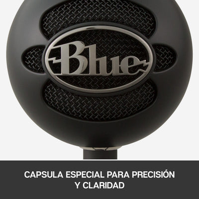 Micrófono Blue Snowball Ice Cardioide USB Plug and Play Black - Achorao