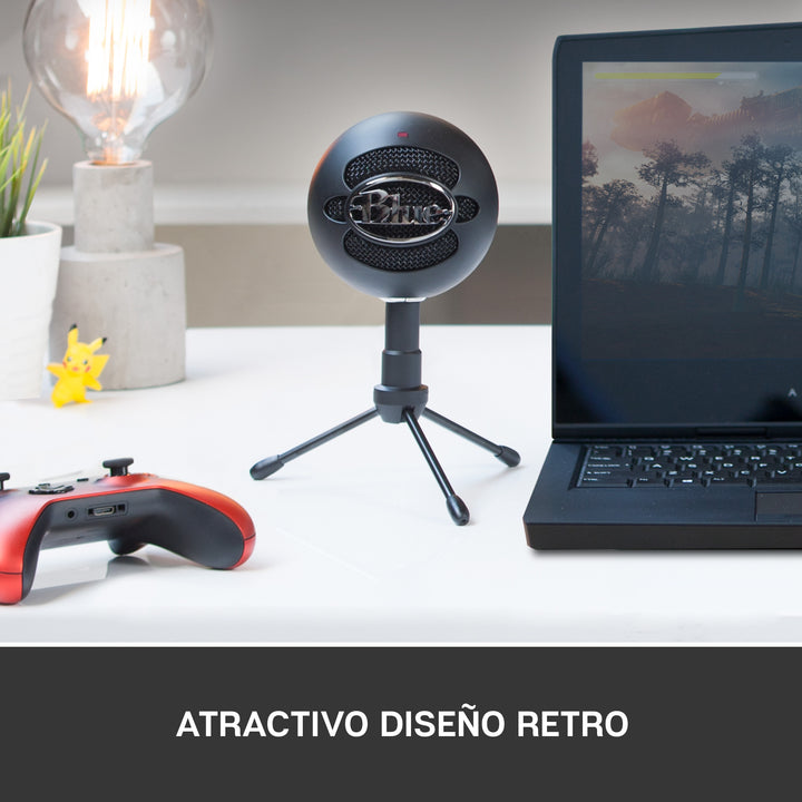 Micrófono Blue Snowball Ice Cardioide USB Plug and Play Black - Achorao