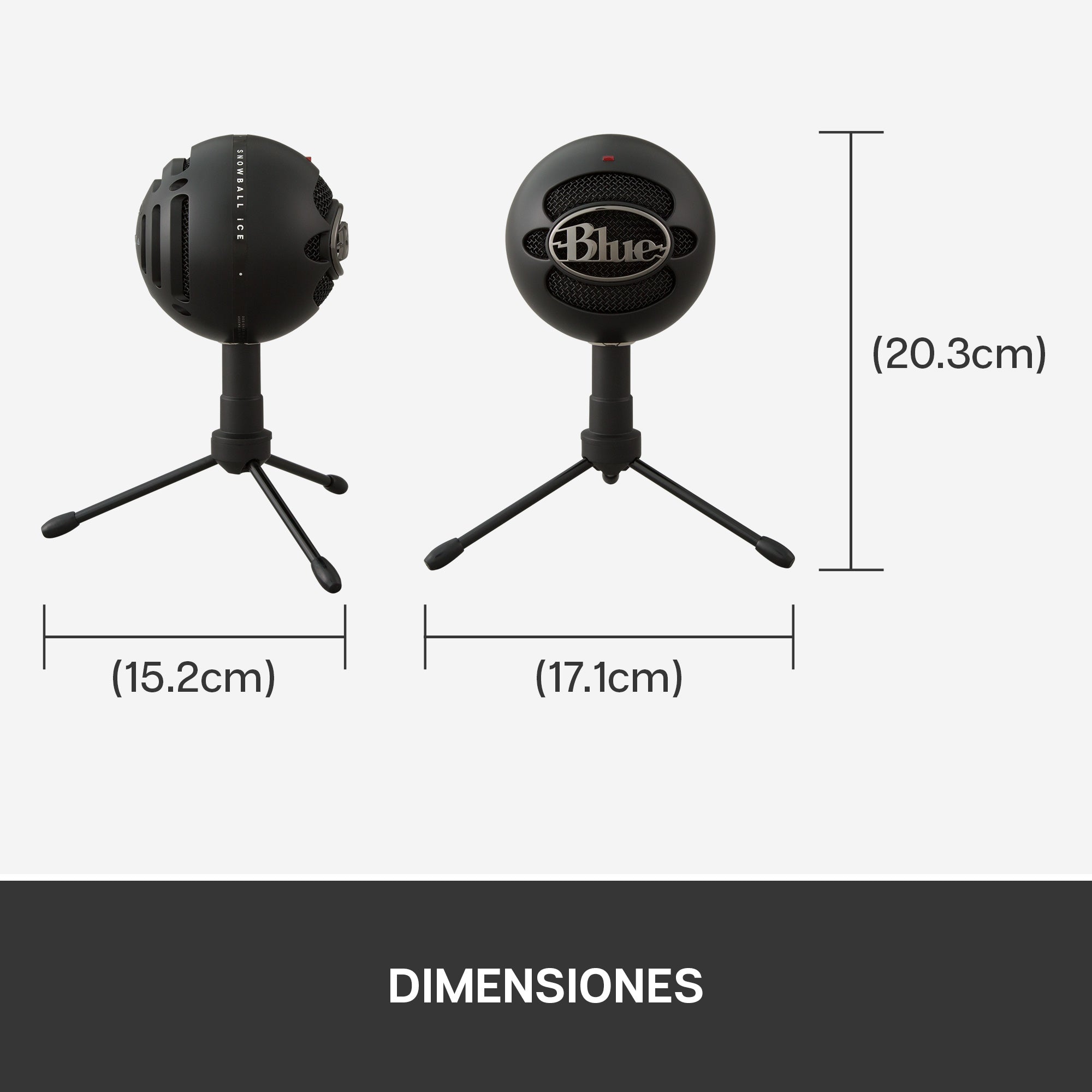 Micrófono Blue Snowball Ice Cardioide USB Plug and Play | Achorao