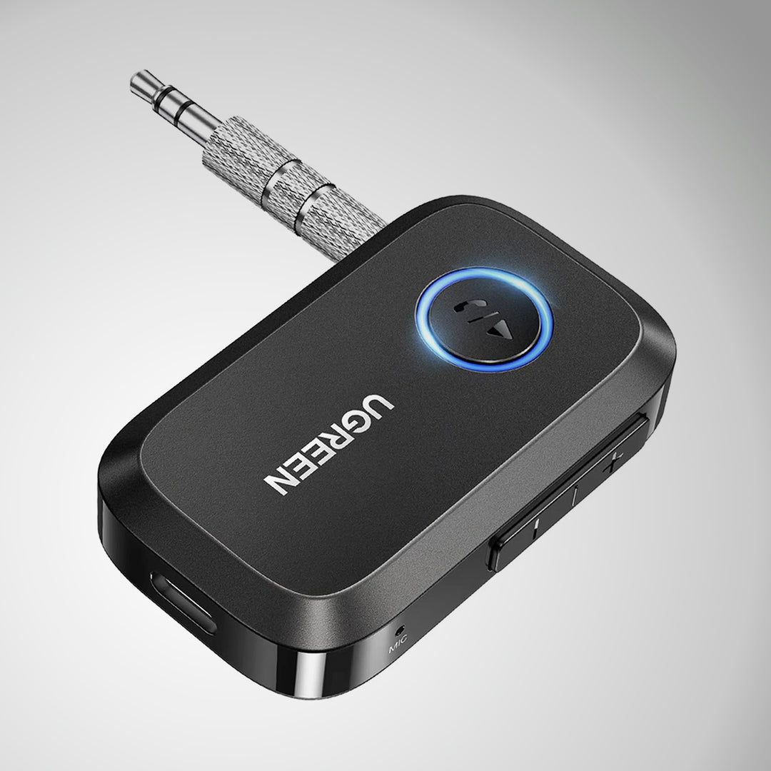 Adaptador de audio Bluetooth recargable de 3,5 mm UGREEN LDAC de alta resolución BT509