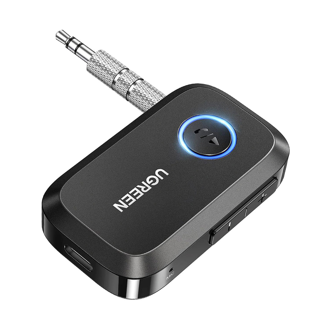 Adaptador de audio Bluetooth recargable de 3,5 mm UGREEN LDAC de alta resolución BT509