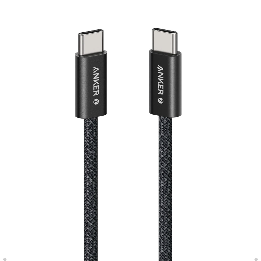 Cable de carga rápida Anker Zolo USB-C a USB-C trenzado de 240 W, 1 m, color negro