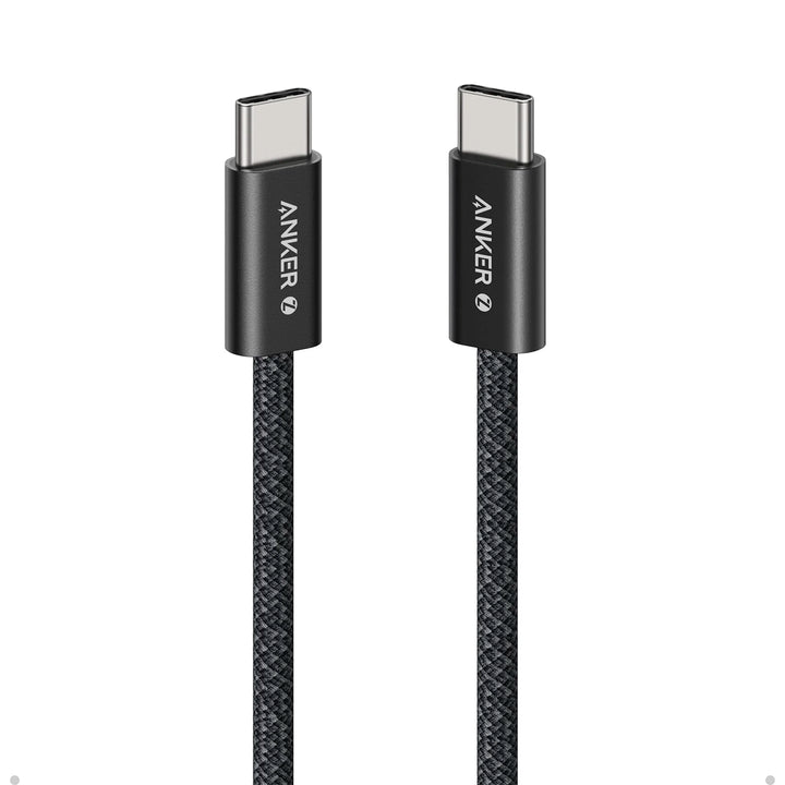 Cable de carga rápida Anker Zolo USB-C a USB-C trenzado de 240 W, 1 m, color negro