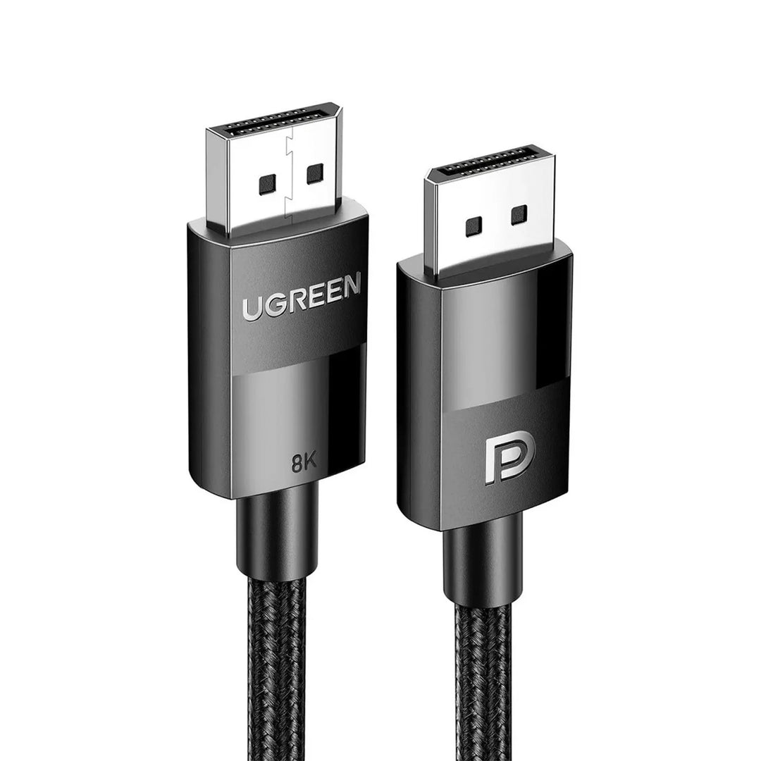 Cable Display Port UGREEN DP 1.4 Male to Male Plastic Case Braided DP114