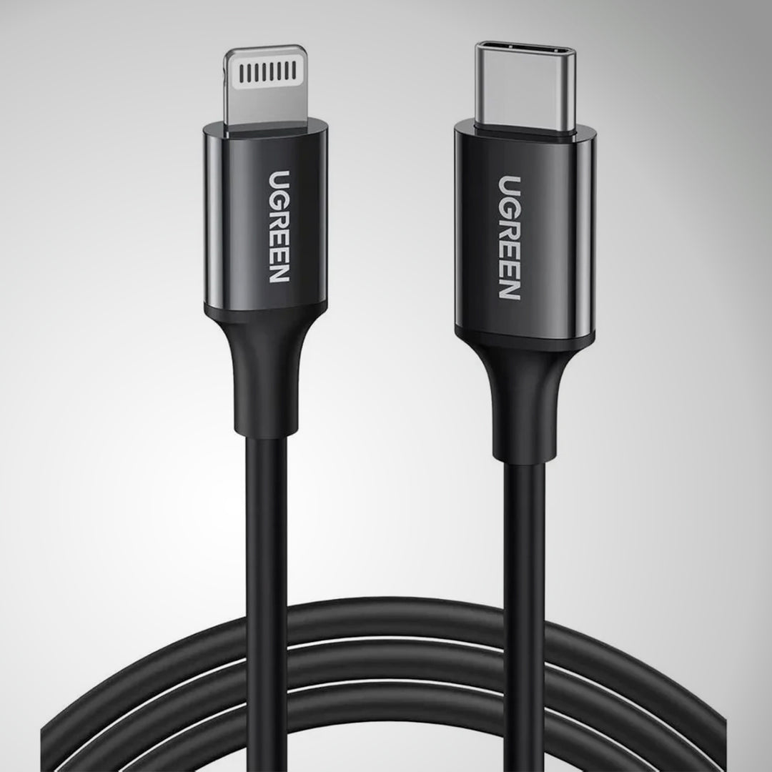 Cable UGREEN USB-C a Lightning M/M Nickel Plating ABS Shell (Black) US171 60751