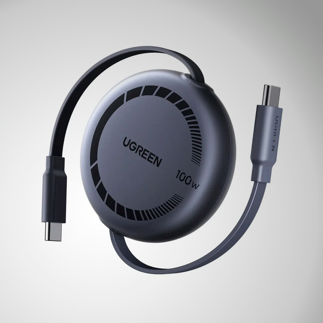 Cable retráctil UGREEN Nexode USB-C to USB-C PD Fast Charging 100W Max 1m L531