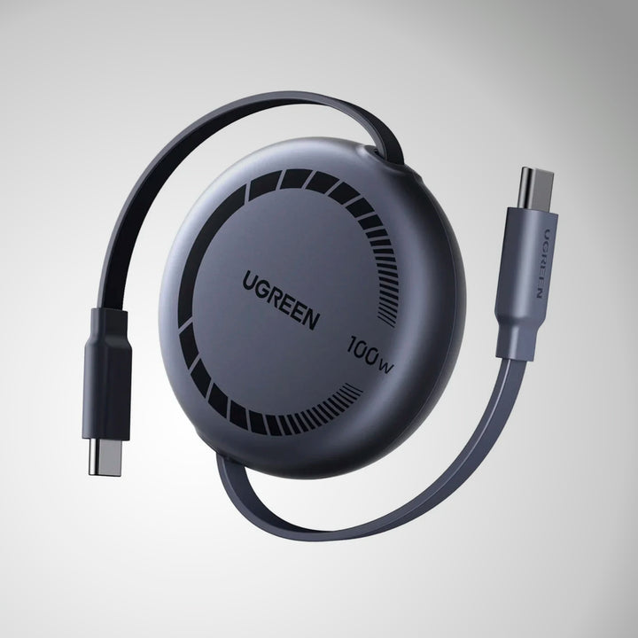 Cable retráctil UGREEN Nexode USB-C to USB-C PD Fast Charging 100W Max 1m L531