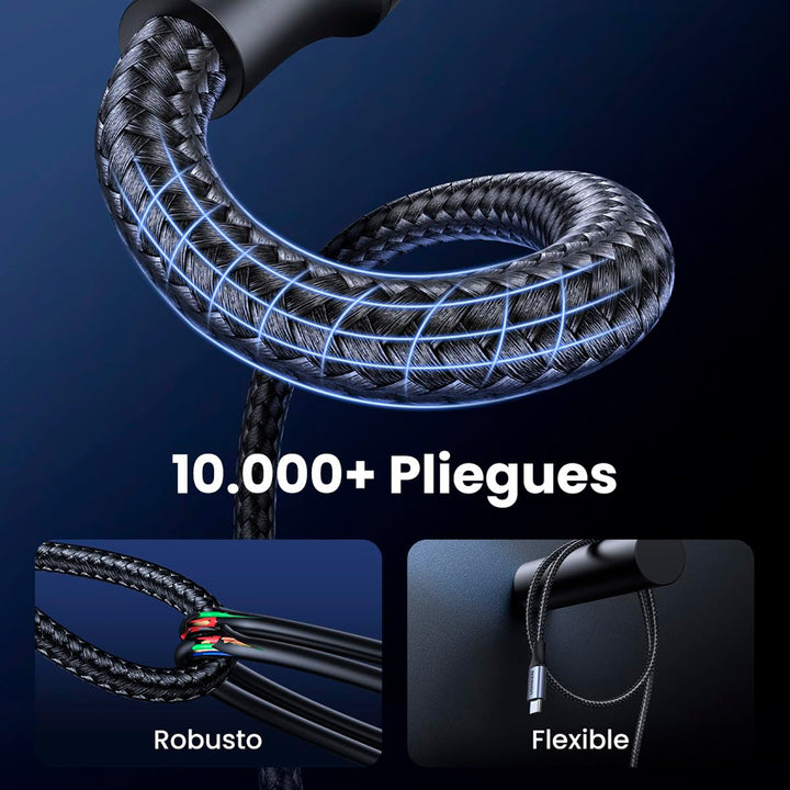 Cable de carga rápida UGREEN 240W USB-C to USB-C PD, L530