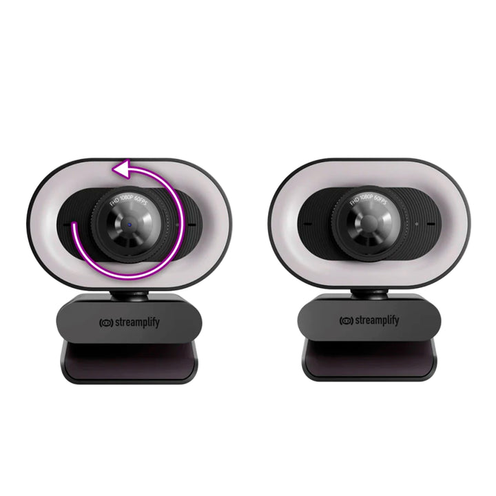 Cámara web Streamplify Cam Plus, Full HD, 2 MP, 60 fps - Achorao