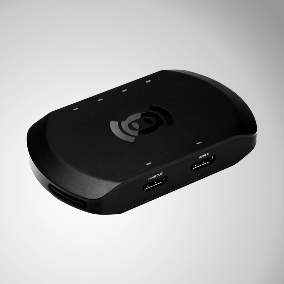 Capturadora de video Streamplify Capture 4K30 USB 3.0 negra vista frontal
