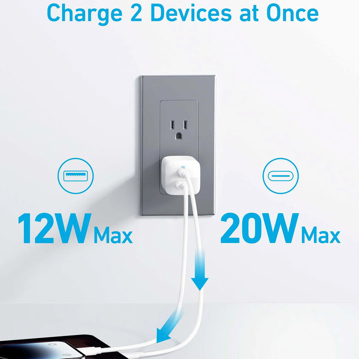 Cargador rápido ANKER 323 CHARGER 33w black iteration special