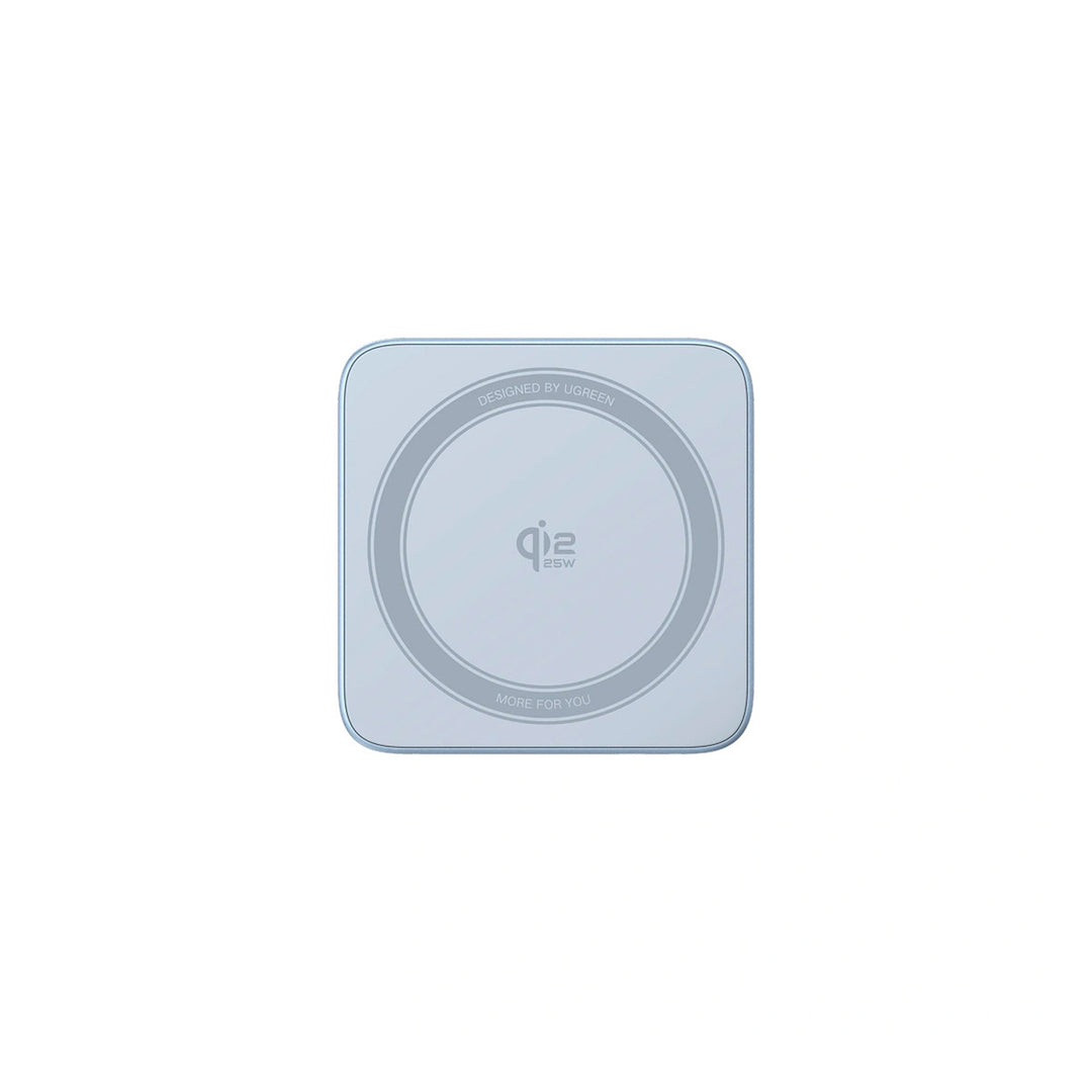 Estaciòn de carga magnética Ugreen MagFlow Qi2 25W MagSafe 2 en 1 W752 - Achorao
