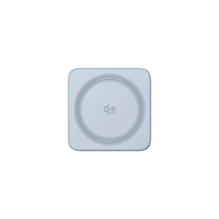 Estaciòn de carga magnética Ugreen MagFlow Qi2 25W MagSafe 2 en 1 W752 - Achorao