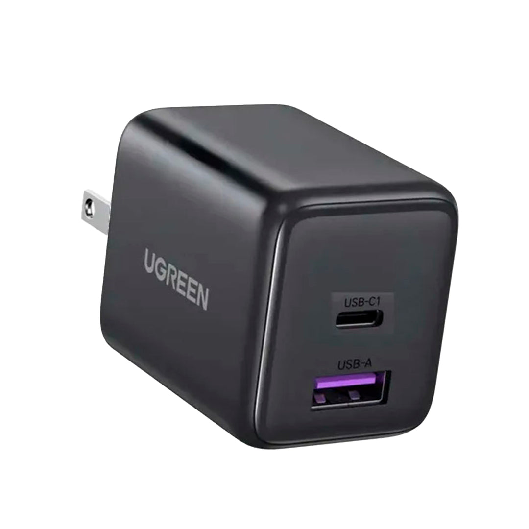 Cargador UGREEN X516, 30 W, 2 puertos, gris espacial - Achorao