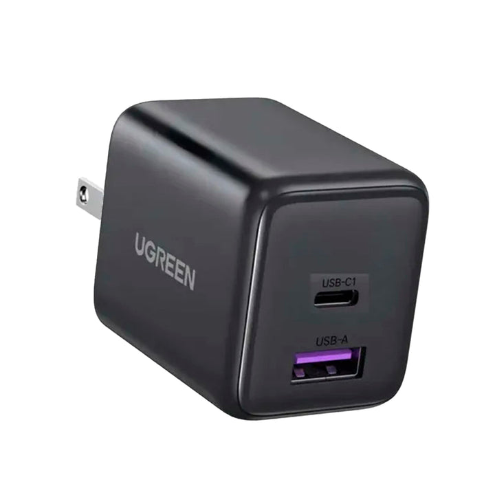 Cargador UGREEN X516, 30 W, 2 puertos, gris espacial - Achorao
