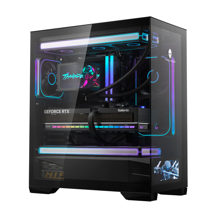 Case THUNDEROBOT Blackwarrior RAINBOW, ATX - Achorao