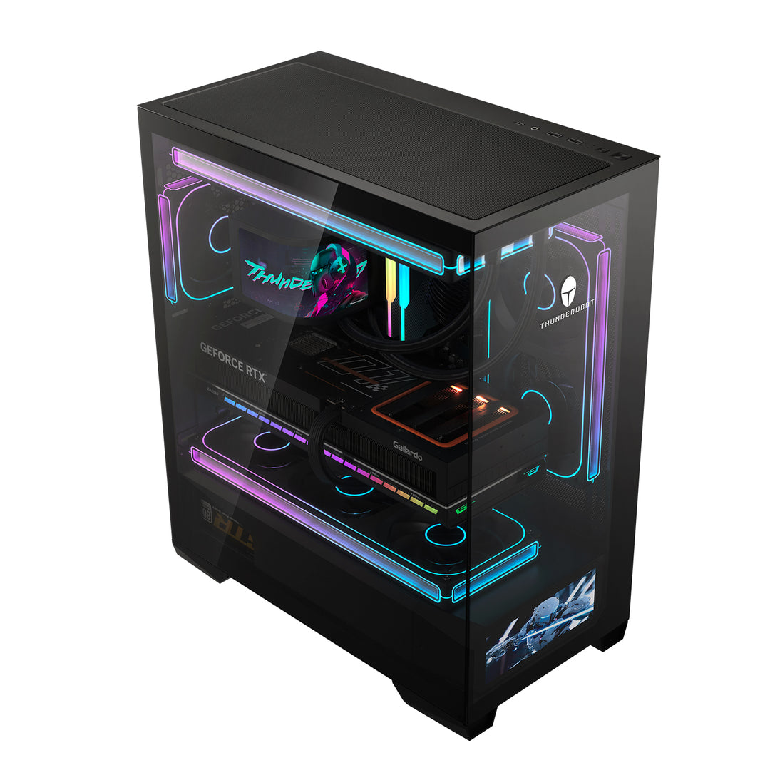 Case THUNDEROBOT Blackwarrior RAINBOW, ATX - Achorao