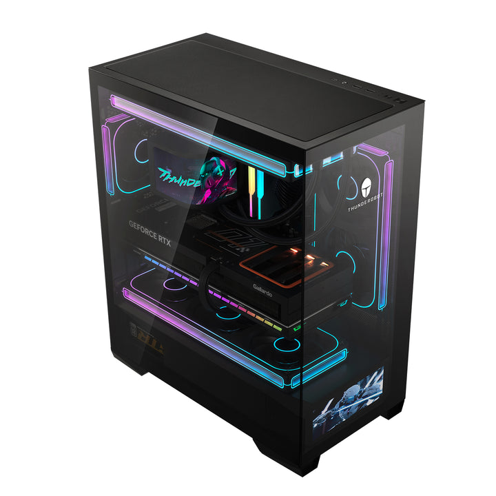 Case THUNDEROBOT Blackwarrior RAINBOW, ATX - Achorao