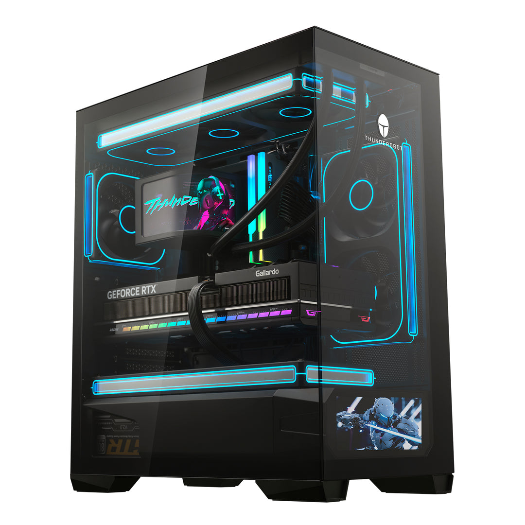 Case THUNDEROBOT Blackwarrior RAINBOW, ATX - Achorao
