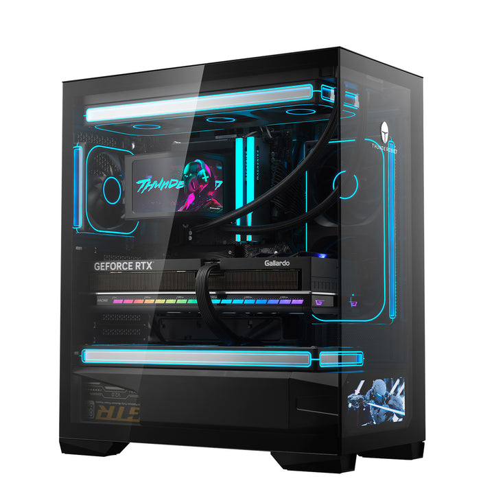 Case THUNDEROBOT Blackwarrior RAINBOW, ATX - Achorao