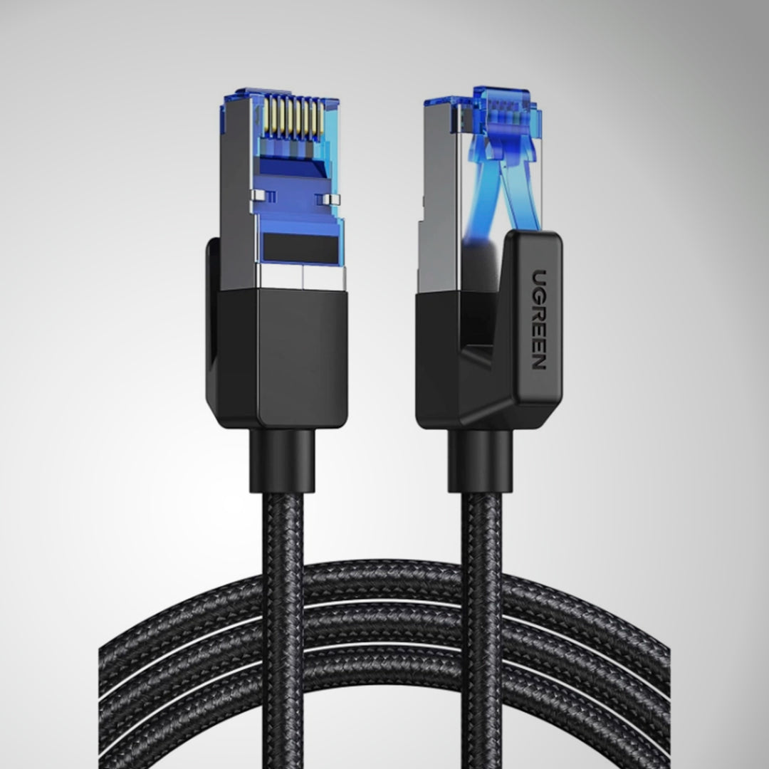 Cable de Red Ethernet CAT8 UGREEN Trenzado 15 Metros, Shielded Round, Modelo NW153