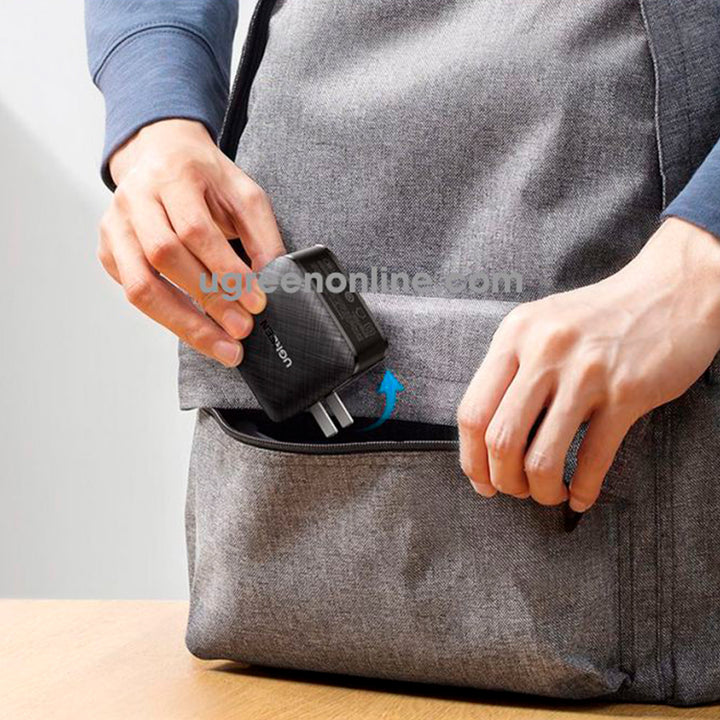 Cargador rápido 66W 2 en 1 Tipo C UGREEN PD CD216 - Achorao