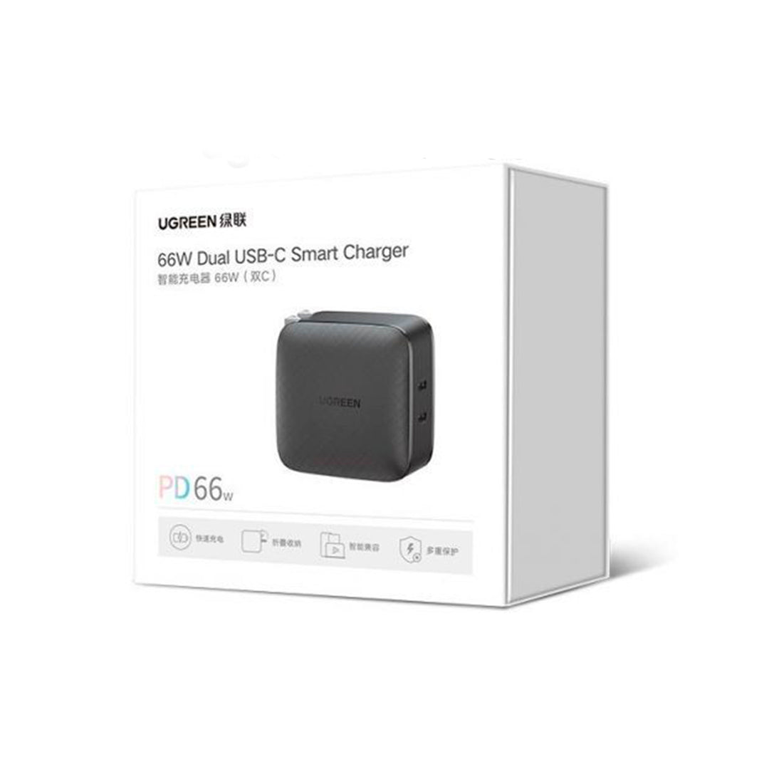 Cargador rápido 66W 2 en 1 Tipo C UGREEN PD CD216 - Achorao