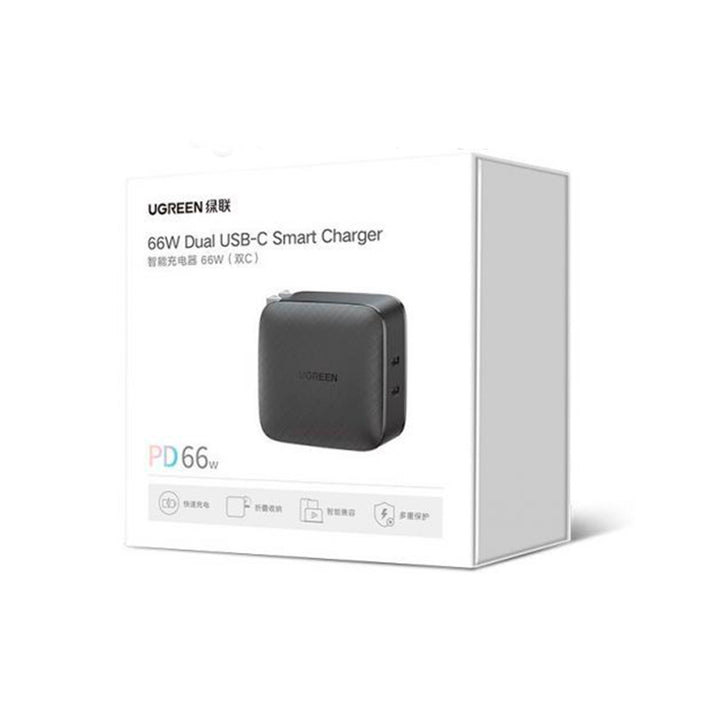 Cargador rápido 66W 2 en 1 Tipo C UGREEN PD CD216 - Achorao