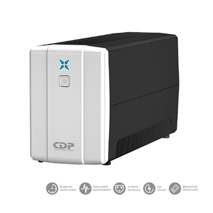UPS CDP R-UPR758I 750VA/375W 8 Salidas /5 Port USB - Achorao