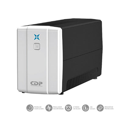 UPS CDP R-UPR758I 750VA/375W 8 Salidas /5 Port USB - Achorao