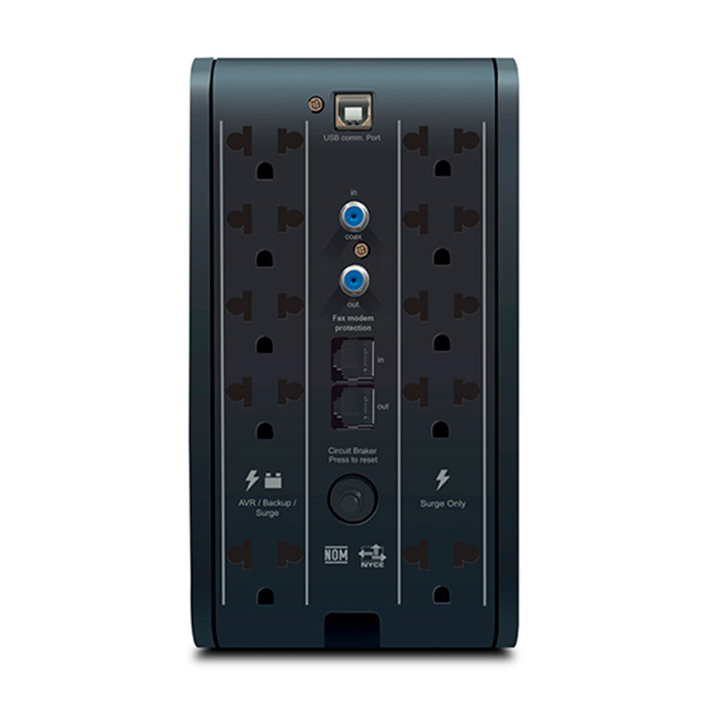 UPS Interactivo CDP R-SMART 1210I 1200VA/720W/ 10 SALIDAS / 5 PORT USB-A - Achorao