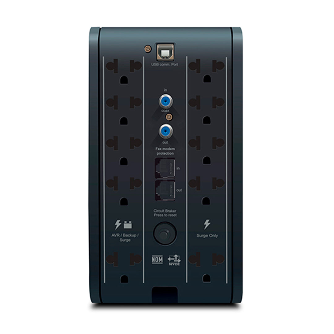 UPS Interactivo CDP R-SMART 1210I 1200VA/720W/ 10 SALIDAS / 5 PORT USB-A - Achorao