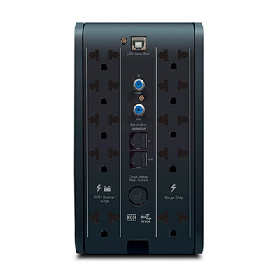 UPS Interactivo CDP R-SMART 1210I 1200VA/720W/ 10 SALIDAS / 5 PORT USB-A - Achorao