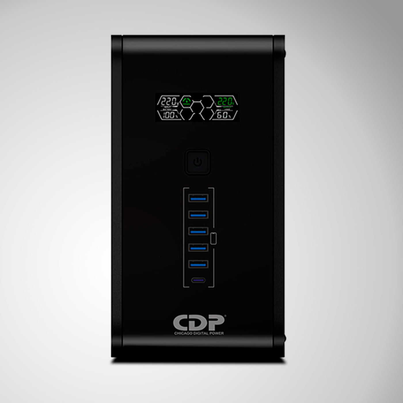 UPS Interactivo CDP R-SMART 2010I 2000A/1200W/ 10 SALIDAS / 5 PORT USB-A - Achorao