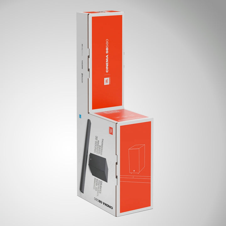 Soundbar JBL SB 580 Wireless Subwoofer-Black - Achorao