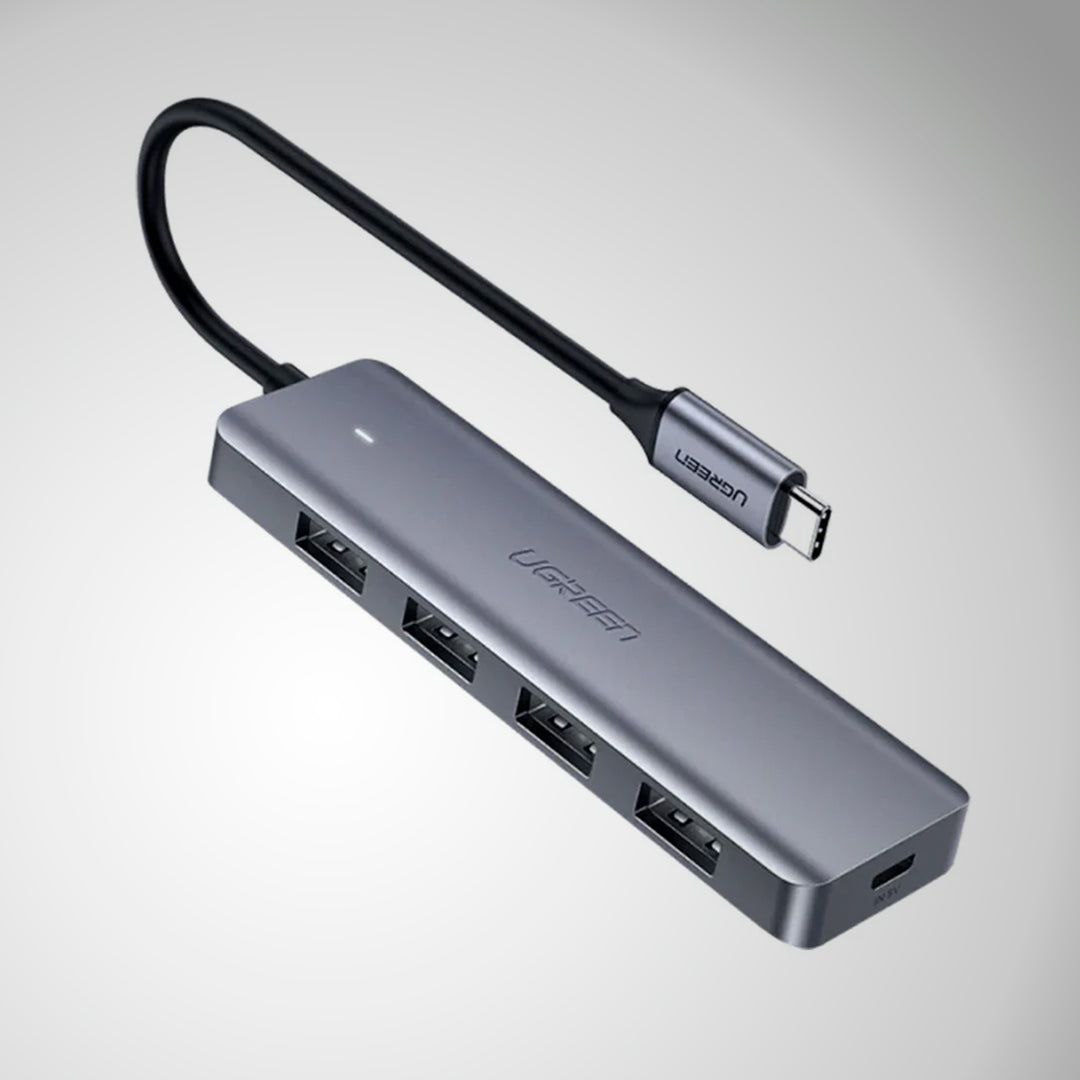 Hub USB 3.0 UGREEN de 4 puertos con fuente de alimentación USB-C CM219 - 70336