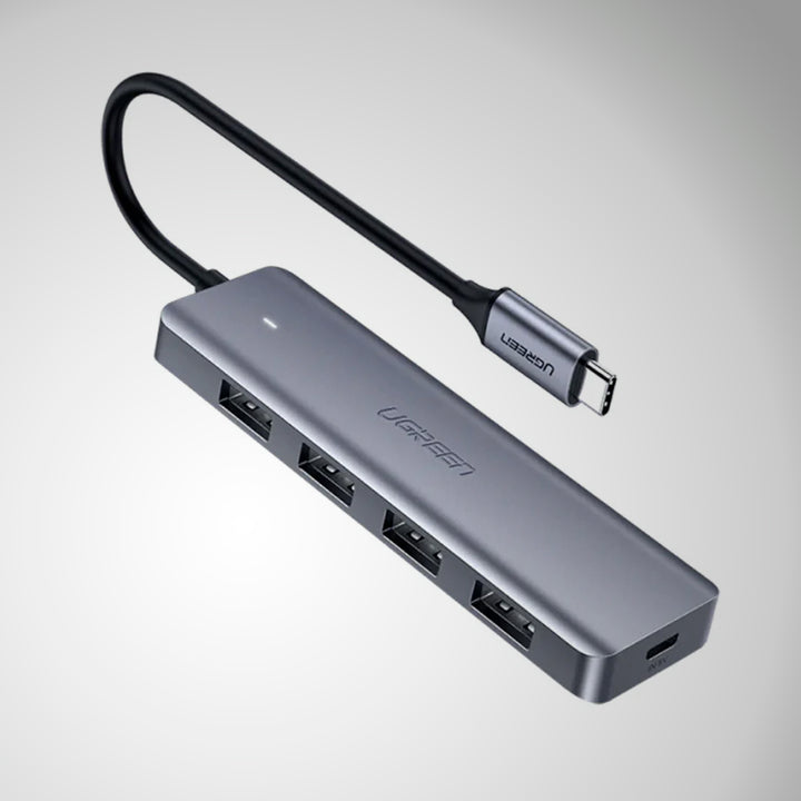 Hub USB 3.0 UGREEN de 4 puertos con fuente de alimentación USB-C CM219 - 70336
